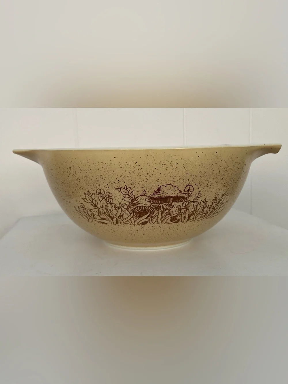 Vintage PYREX Cinderella Forest Fancies Mushroom Nesting Mixing Bowl